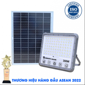 Đèn Pha chống chói Năng Lượng Mặt Trời 300W